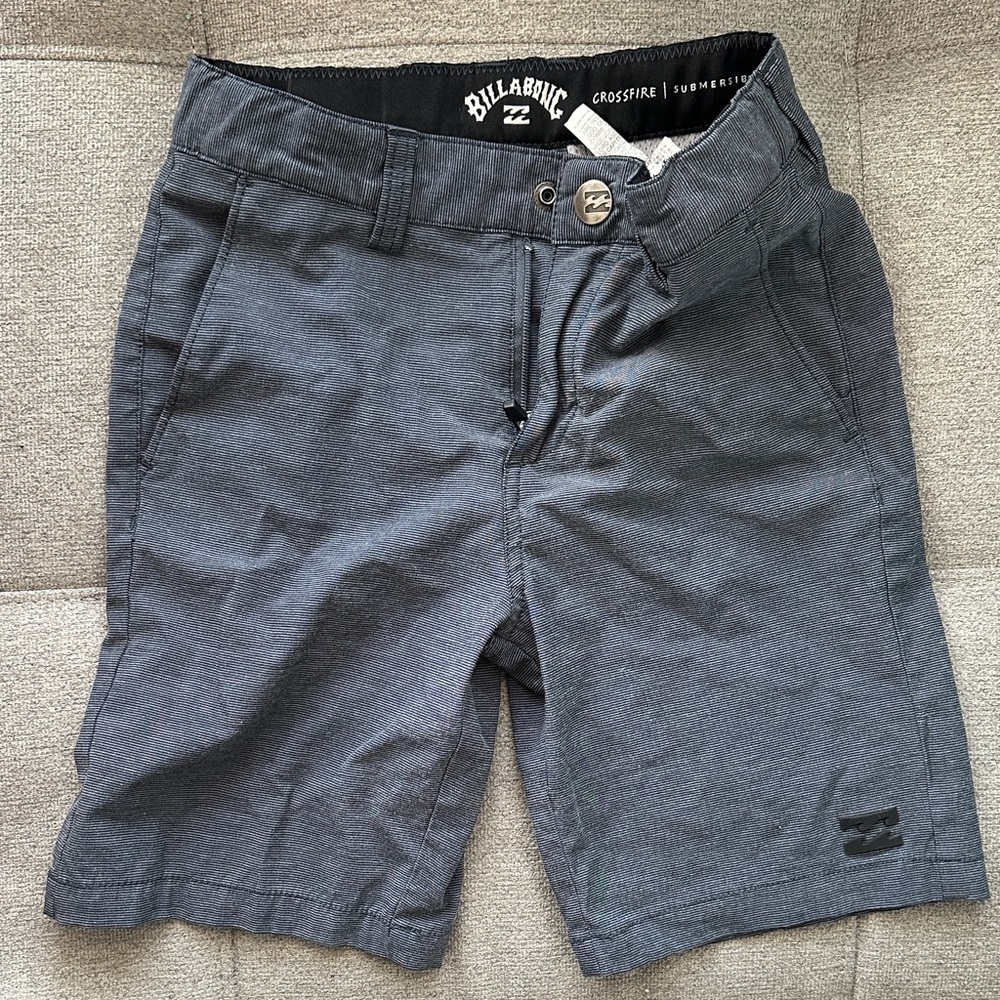 Billabong Boys Navy stripe Shorts - GREAT condition!